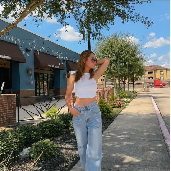 NWT Women's Value Tiny Tank Top - WildFable - BLACK 2pk - Picture 6 of 8